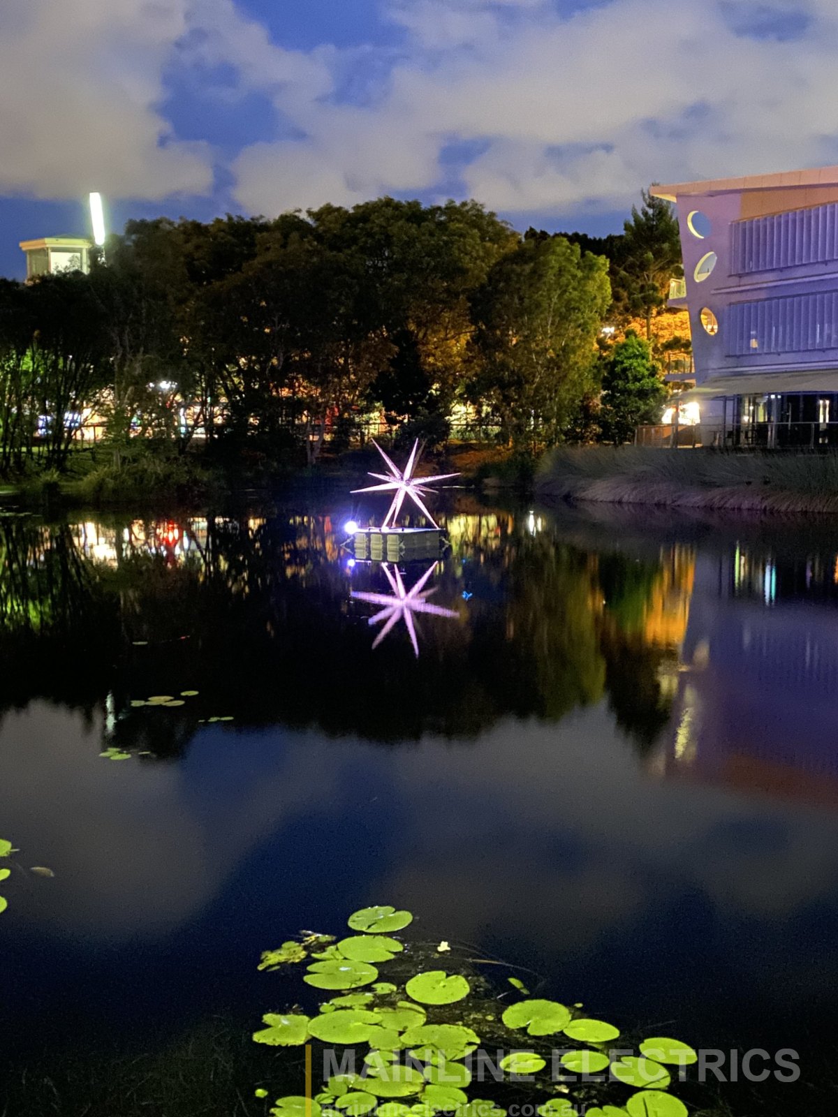 Mainline Electrics festive and christmas lighting installation