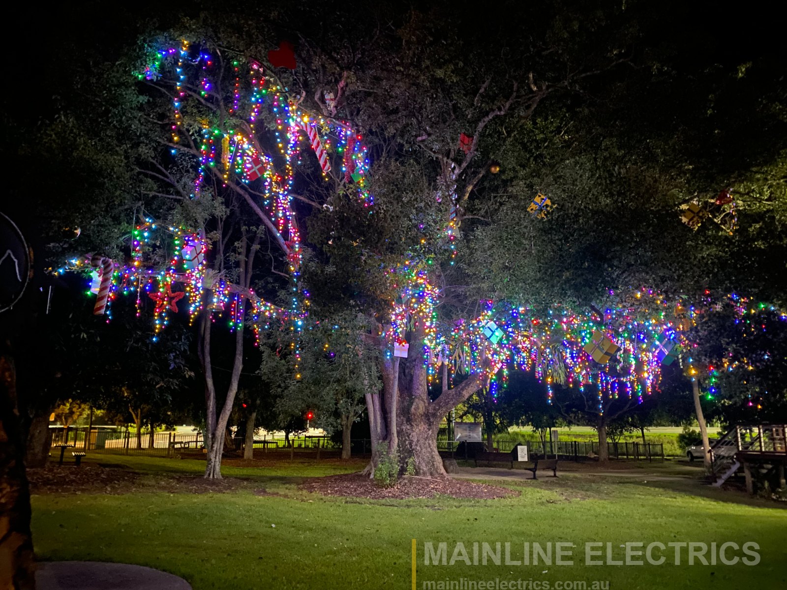 Mainline Electrics festive and christmas lighting installation