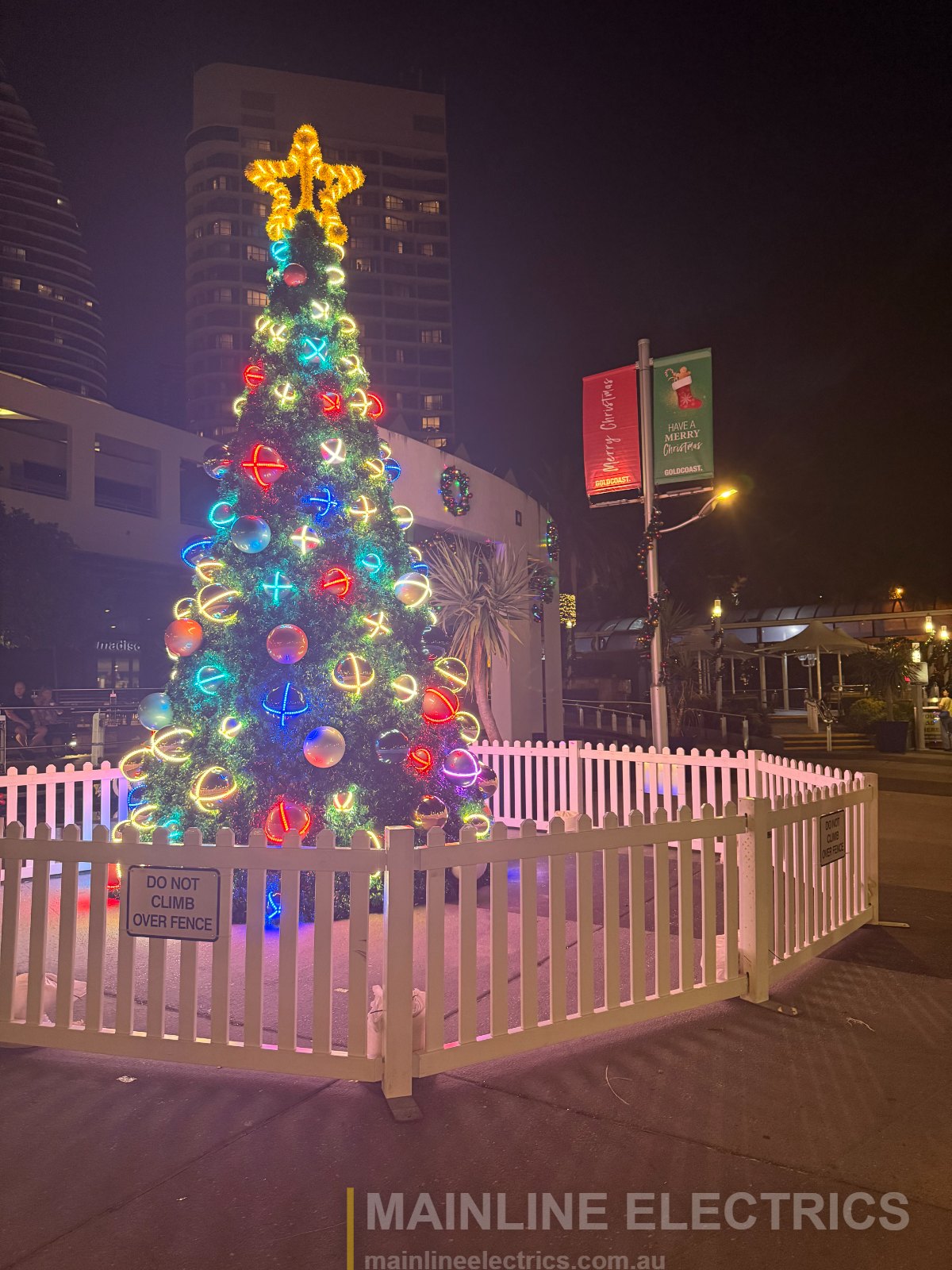 Mainline Electrics festive and christmas lighting installation